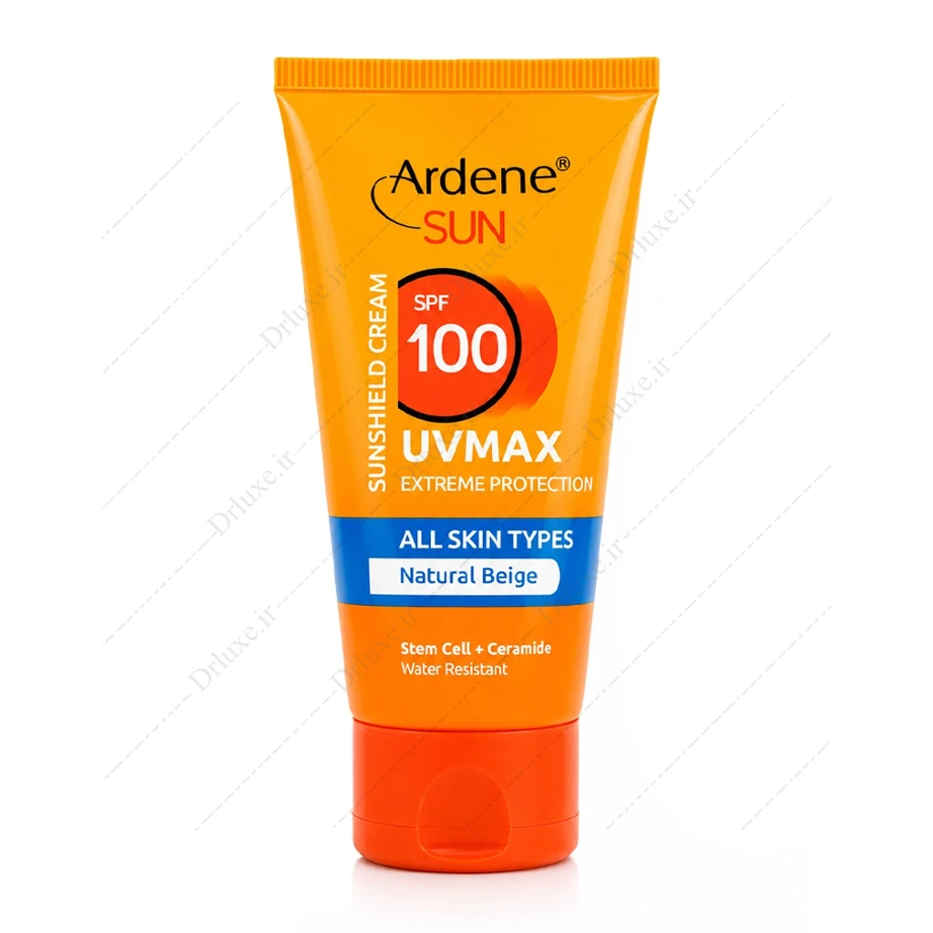 کرم ضد آفتاب SPF100 رنگی آردن مدل یو وی مکس 50 گرم
